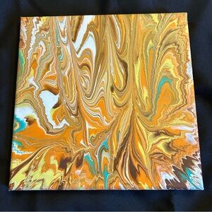 Original “Through The Woods”  Abstract Painting 10x10